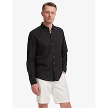 Pierre Cardin Erkek Siyah Gömlek Desenli 50320941-vr046
