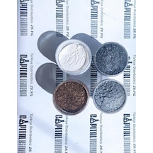 Tr Capital 10g 25ml X4 Renk Toz Metalik Sedef Epoksi Pigment Boya Siyah Ton
