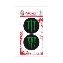 Damla Logo Sticker Monster Kabartmalı 5x5cm 03 Nötr