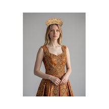 Golden Night Crown-gelin,kına,nişan,söz,after,bride,party Taç Turuncu - 889679471 Turuncu