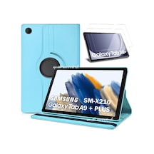Galaxy Tab A9 Plus 11" Uyumlu Kılıf Zırh Ve Ekran Koruyucu Set