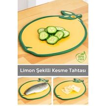 Meyve,sebze, Kesme Doğrama Tahtası,meyve Şekilli Kesme Tahtası ,esnek Kesim Tahtası-limon Motifli