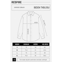 Respire Erkek Müslin Oversize Gömlek 2'li Set Mavi-kahve