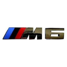 M6 E63 Arka Bagaj Yazısı Logosu Amblemi