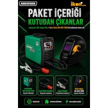 Askaynak 205 Super Plus İnverter Kaynak Makinesi + İkon Tools Kn-ksc-1200 Maske Seti