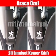 Peugeot 206 Oto Koltuk Deri Emniyet Kemer Aksesuar Kılıfı