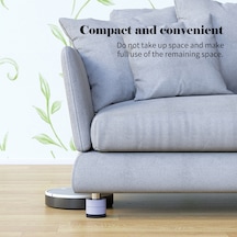 Mufunye 4 Adet Yüksekliği Artıran, Kaymayı Engelleyen, Titreşimi Ve Gürültüyü Azaltan Ev Aletleri Ayaklıkları - Gri Renk Gri