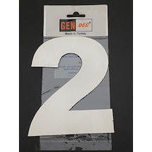 Kapı Numarası Rakam,Sayı 14.5 Cm No:2 Paslanmaz Metal
