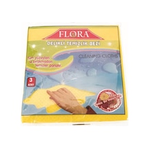Flora Delikli Temizlik Bezi 3'Lü F040
