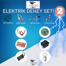 Kutulu, Elektrik Deney Seti - 2 Eğitici Hobi Bilim Seti