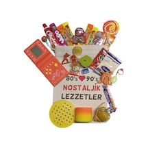 Kese Kırmızı Tetrisli Nostaljik Hediye Paketi 80'ler 90'lar