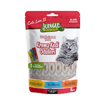 4 Adet Jungle Kedi Krema Mix Ödül Maması 9x14 G