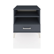 Hyperion Komodin 2 Raflı Tek Çekmeceli 60x44x64 Antrasit-antr... Antrasit