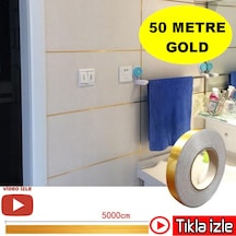 50 Metre Fayans Arası Şerit Dekoratif Yapışkan Renkli Dekor Bant Sarı 50 Metre Fayans Arası Şerit Dekoratif Yapışkan Renkli Dekor Bant Sarı