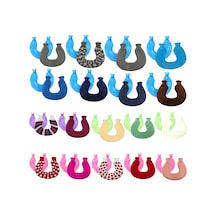 U-şekilli Pvc Sıcak Kompres Omuz Ve Boyun Patlamaya Dayanıklı Su Enjeksiyonlu Sıcak Su Torbası Mor + Mor Örme