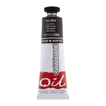 Daler Rowney Graduate Yağlı Boya 38Ml 034 Ivory Black