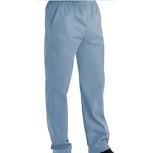 Açık Mavi Aşçı- Asistan- Temizlikçi Lastikli Pantolon