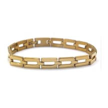 Ferizz Altın Kaplama Erkek Bileklik Eblk-348 Gold