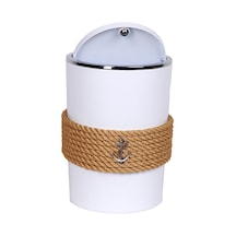 Beyaz Çöp Kovası | Krem Beyaz Çöp Kovası | Krem