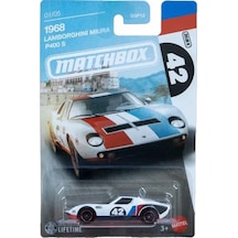 Matchbox Temalı Arabalar - 1968 Lamborghını Mıura P400 S Jjr50-ggf12 Çok Renkli