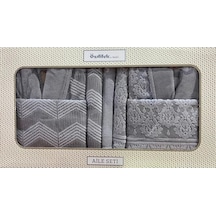 Özdilek Tappeto Aile Seti Antrasit Gri Antrasit