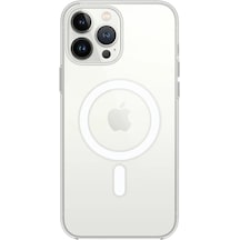Flzdgnkr Newface İphone 15 Pro Max Kılıf Magneticsafe Şeffaf Silikon - Şeffaf