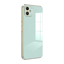 Samsung Galaxy  Uyumlu,  A05 Kılıf Volet Silikon - Açık Yeşil