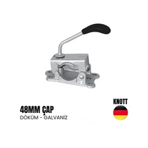 Knott Destek Tekeri Bağlama Kelepçesi 48mm Döküm - Galvaniz-2035