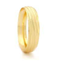 Altın Kaplama 4 Sıra Çizgili 1.5 Cm Bilezik Blz-3061 Altın