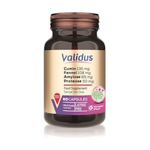 Validus Digestive Comfort Cumin + Fennel + Amylase 60 Kapsül