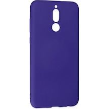 Mate 10 Lite Kılıf Nano İçi Kadife Silikon - Mor