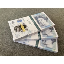 300 ADET 5 STERLİN BANKNOT POUND PARA GEÇERSİZ