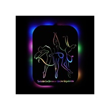 Led Işıklı Kişiselleştirilebilir Kadın Temalı Tablo Dans Eden Kızlar Dekoratif Gece Lambası Çok Renkli - 737244329 Çok Renkli