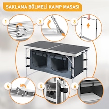 Haegs Saklama Dolaplı Kamp Masası, Outdoor Kamp Mutfağı, Kamp Dolabı, Katlanabilir Kamp Piknik Masası, Seyahat Mutfağı, Mutfak Dolabı, Depolama Bölmeli, Dış Mekan Mutfağı 120-60cm- Antrasit Haegs Saklama Dolaplı Kamp Masası, Outdoor Kamp Mutfağı, Kamp Dolabı, Katlanabilir Kamp Piknik Masası, Seyahat Mutfağı, Mutfak Dolabı, Depolama Bölmeli, Dış Mekan Mutfağı 120-60cm- Antrasit