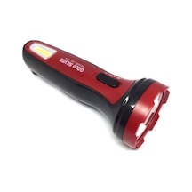 Gold Silver Gs-4531 3 Watt+1 Watt Cob Led Şarjlı El Feneri Evimdeyokyok Altın