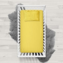 70X130 Lastikli Ranforce Bebek Çarşaf Takımı - Sarı 70X130 Lastikli Ranforce Bebek Çarşaf Takımı - Sarı