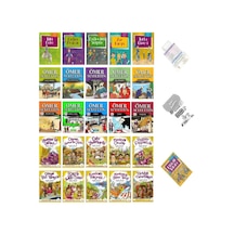 4. Sınıf Okumayı Sevdiren Eğitici Hikaye Seti 25 Kitap Ömer Seyfettin - Mor Dinozor - Matematik Hikayeleri