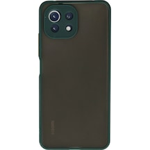 Uryport Xiaomi Mi 11 Lite Kılıf Montreal Silikon Kapak - Yeşil