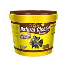 Ahm Natural Cichlid Ganulat Balık Yemi 3 Kg Kova