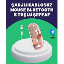 Sessiz Ve Ergonomik Kablosuz Fare - 30 Gün Kullanım, 2 Modlu Bağlantı Standart