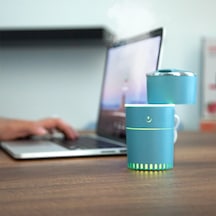 Lattice Ortam Nemlendirme Ve Dezenfektan Buhar Makinesi Mavi Usb Çok Renkli