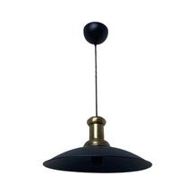 Dylight Retro Metal Dekoratif Siyah Rustik Tekli Sarkıt Avize Çap 35 Cm-1464534976851 Beyaz