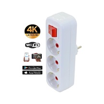 Beyaz Kablosuz Wifi Üçlü Priz Bebek Bakıcı Güvenlik  Beyaz - 932141636