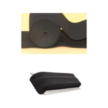 Siyah Don Lastiği 1.5 Cm Yassı Bel Paça Lastik Maske Lastiği