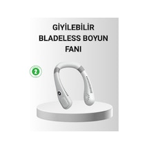 Giyilebilir Boyun Fanı 360 Dairesel Rüzgar Ve 5 Kademeli Hız Ayarlı