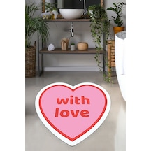 WELOVE DJT ÇAP 200X200 CM Banyo Halısı Banyo Paspası