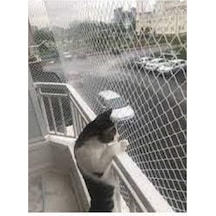 2,50x6 Metre Kedi Filesi Balkon Filesi Sık Dokuma Kalın Kuş Files