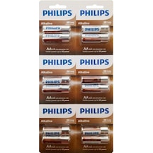 Philips Aa Alkalin Kalem Pil 12'li Kartela
