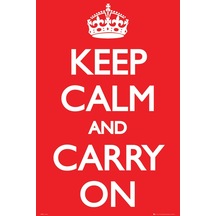 Keep Calm And Carry On Maxı Poster