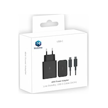 Gerçek Güç 45w Süper Hızlı Type-c Çıkış Adaptör + 60w Type-c Type-c Kablolu Şarj Set